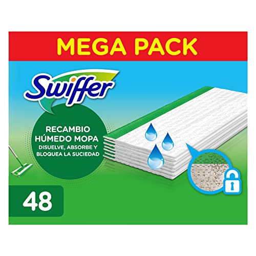 Toalhas de Limpeza SWIFFER 2X24 (48 unidades) Procter & Gamble - Cabeças de esfregão e recargas - limpeza, 48 unidades
