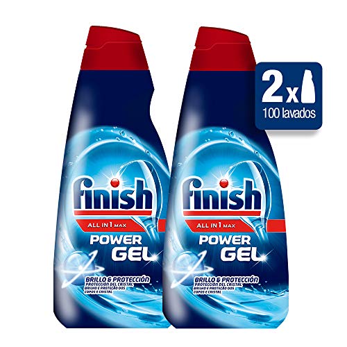 Detergente LAVAVAJILLAS FINISH GEL DUPLO 100 (1L) Finish - Detergente e sabão para louça - gel, duplo, 100 ml