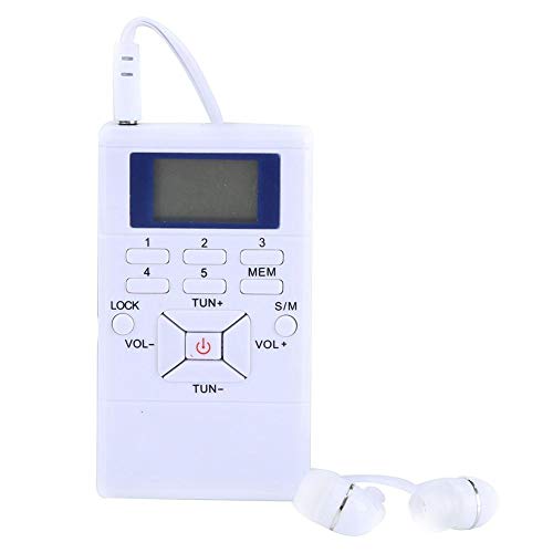 Rádio Portátil SPC (Branco - Digital - Pilhas) Eboxer - Radios - rádio portátil, sintonizador digital, fm, jack 3.5mm, volume, branco