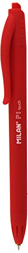 Esferográfica Rollerball MILAN P1 Touch Vermelho Milan - Instrumentos de escrita e desenho - esferográfica, rollerball, médio traço, ponta retrátil, superfície