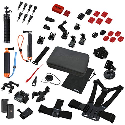 Kit ROLLEI Action Cam (Rollei, 2.5 cm - 6.0 cm) Rollei - Conjuntos de acessórios para câmera - universal, metal, nylon, plástico