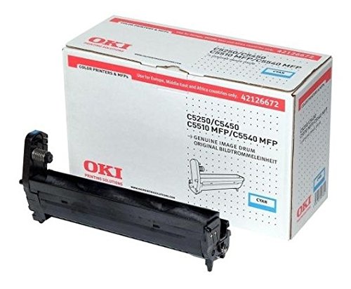 Kit de Manutenção OKI C5150N, 5250DN, 5250N, 5450DN, 5450N, 5500N, 5510Mfp, 5510n Mfp, 5540Mfp OKI - Tambores de impressora e kits de tambor - 17000 páginas, led, ciano, OKI C5150N, OKI 5250DN