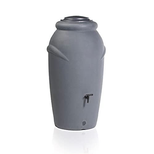 Barrel Rainwater Collection System AQUACAN Prosperplast - Tanques de armazenamento - 210 litros, enchimento/escoamento integrado, plástico resistente, tampa removível