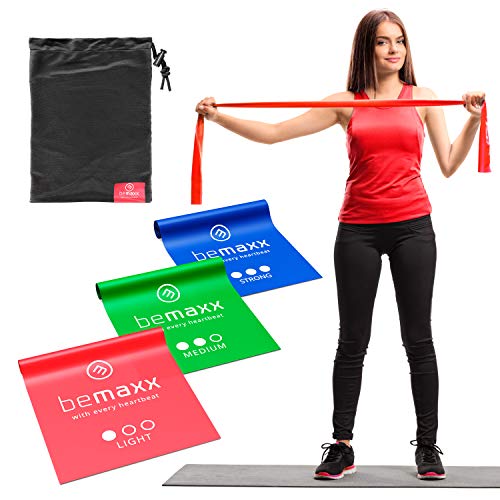 Conjunto de 3 Banda para Treino Fitnesse (2 m) BeMaxx - Downloads de música digital - conjunto, treino fitness, 2m