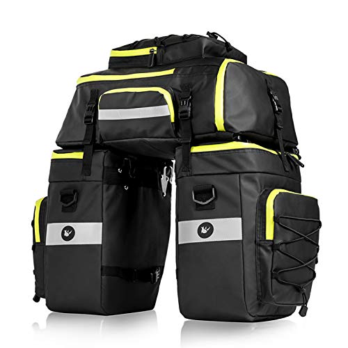 Bolsa de Ciclismo BAIGIO 3 em 1 (Laranja - Poliéster) Selighting - Bolsas e alforjes para bicicleta - ciclismo, 3 em 1, poliéster