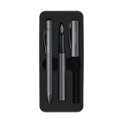 Esferográfica FABER-CASTELL Grip Edição Especial Azul Faber-Castell - Canetas - ergonómica, azul escuro, confortável, médio traço