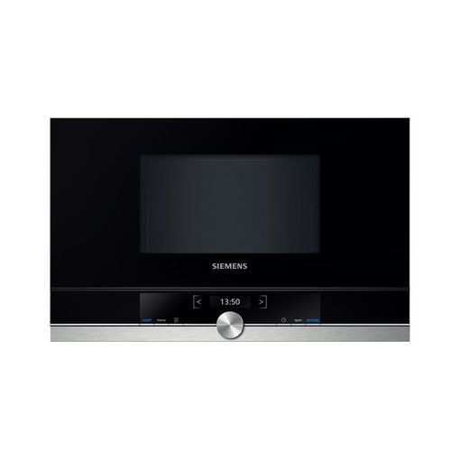 Micro-Ondas Encastrável SIEMENS BF634RGS1 (21 L - Com Grill - Inox) Siemens - Fornos de microondas - encastrável, 21 L, grill, inox