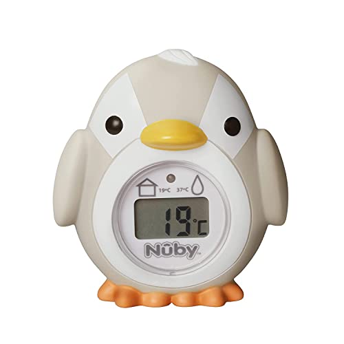 Termómetro Digital NUBY (Branco e Cinzento) Nuby - Termômetros de cozinha - digital, lcd, sem contato, desligamento automático