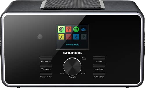 Rádio Grundig DTR 6000 X Portátil Analógico e digital Preto Grundig - Áudio - portátil, analógico, digital, preto
