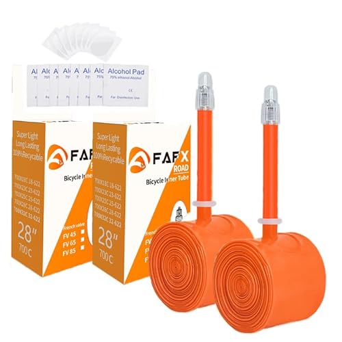 Tubo de Ar para Bicicleta GUSTA SPORTS 700x18/23/25/28/30/32c (2 Un) FAFX - Câmaras de ar de bicicleta - tubo de ar, bicicleta, gusta sports, 700x18, 700x23, 700x25