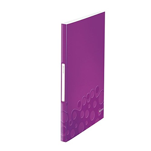 Pasta LEITZ WOW 40 Bolsas Roxo (A4 - Capacidade: 80 folhas) Leitz - Pastas e capas de relatório - 80 folhas, a4, roxo, 280g