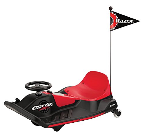 Carro Elétrico RAZOR Crazy Cart Shift (Idade Mínima: 3 - Preto) Razor - Veículos elétricos de passeio - carro elétrico, 3 anos, preto, plástico