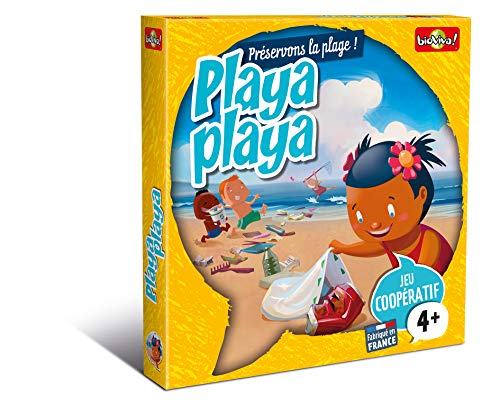 Jogo de tabuleiro BIOVIVA Playa Playa (4 anos) Bioviva - Jogos - 4 anos, limpeza ambiental, observing animals, lixeira