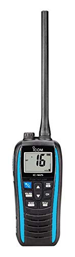 Rádio Portátil Icom IC-M25EURO Azul (Rádio) ICOM - Rádios bidirecionais - portátil, rádio, azul
