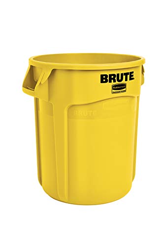 Caixote do Lixo RUBBERMAID 2620 BRUTE 75,7l Rubbermaid - Lixeiras e cestos de lixo - 75,7l, polietileno, amarelo, manual