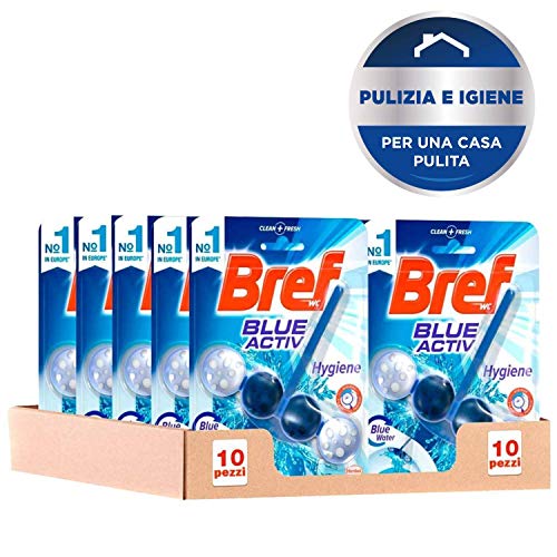 Caixa de Arrumação Higiene Feminina BREF BLUE Activ (10 Un) Bref - Limpa-vasos sanitários - higiene feminina, 10 un