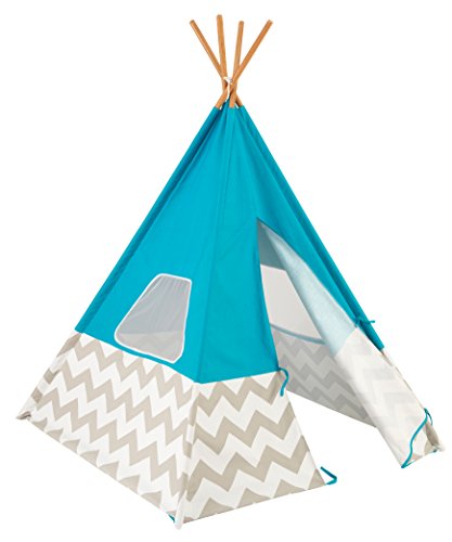 Tenda KIDKRAFT Teepee Deluxe (Idade Mínima Recomendada: 3 anos) KIDKRAFT - Tendas de jogo e túneis - teepee, deluxe, idade mínima 3 anos