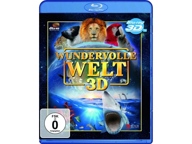 Blu-Ray Wundervolle Welt - Special Real 3D Edition (Edição em Espanhol) Alive ag - Dvds e vídeos - blu-ray, edição em espanhol, real 3d, livro de 100 páginas