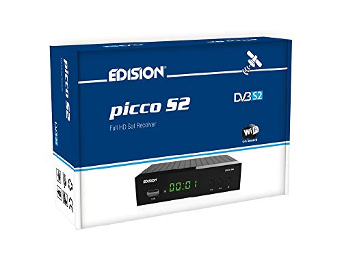 Recetor Satélite EDISION PICCO S2 (Full HD) EDISION - Áudio - full hd, satélite, receptor