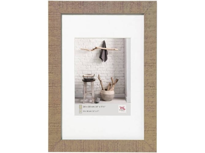 Moldura WALTHER DESIGN HO040H (Castanho - 3.5x4.2x0.6cm) Walther - Porta-retratos - castanho, madeira, 3.5x4.2x0.6cm