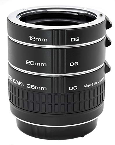 Tubo de extensão para objetiva KENKO Automatic Extension Tube Set DG Kenko - Conversores de lentes - extensão, objetiva, kenko, automática, nikon f-af
