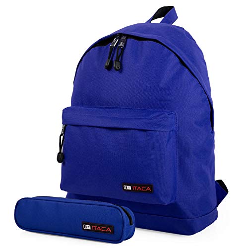 Mochila ITACA Instituto (Azul - Poliéster - 42x30x18 cm) ITACA - Mochilas - mochila, itaca instituto, azul, poliéster, 42x30x18 cm