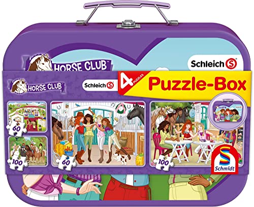Puzzle 2D SCHLEICH Horse Club (Idade Mínima Recomendada: 5 anos) Schmidt Spiele - Quebra-cabeças - puzzle, 2d, madeira, cavalos, 5 anos