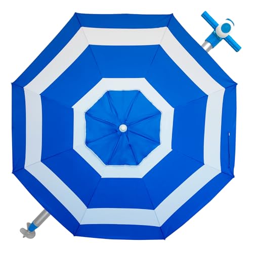 Guarda-Sol de Jardim Outsunny | Diâmetro: 240 cm - Preto Pincho - Móveis de exterior - 240 cm, poliéster, preto, UPF50+, protetor de raios
