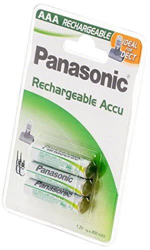 Pilha Recarregável PANASONIC HHR-4MVE/3BD Panasonic - Baterias - universal, 750 mah, 12 v, preto