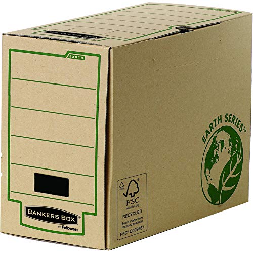Arquivador BANKERS BOX Lomo 100 Castanho Fellowes - Arquivamento e organização - arquivamento, preservação, etiquetagem, fecho com corrente
