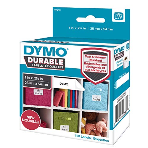 Etiquetas DYMO LW-100 Blanco sobre transparente DYMO - Etiquetas e tags - branco, transparente