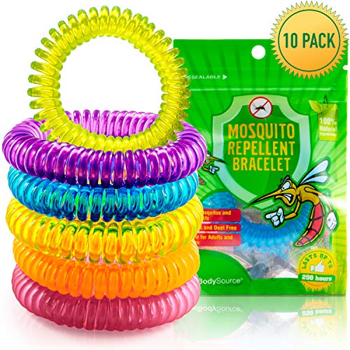 Bracelete Repelente de Insetos THE BODY SOURCE 10 Unidades The Body Source - Banho e corpo - repelente, insetos, bracelete