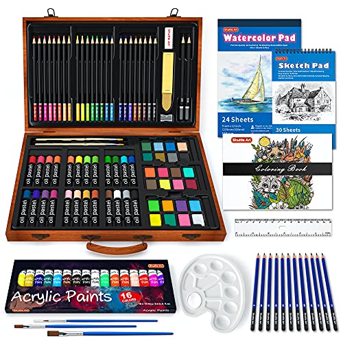 Kit de artesanato SHUTTLE ART 118 peças (5 anos) Shuttle Art - Kits de desenho e pintura - kit, artesanato, shuttle, 118 peças