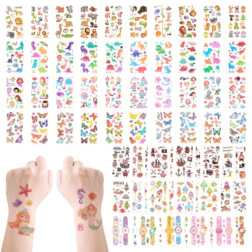 Brinquedo de Trabalhos Manuais CLAIREFONTAINE 490+ Design de Tatuagens para Crianças Noa Home Deco - Tatuagens temporárias - trabalhos manuais, tatuagens, crianças, ferramentas