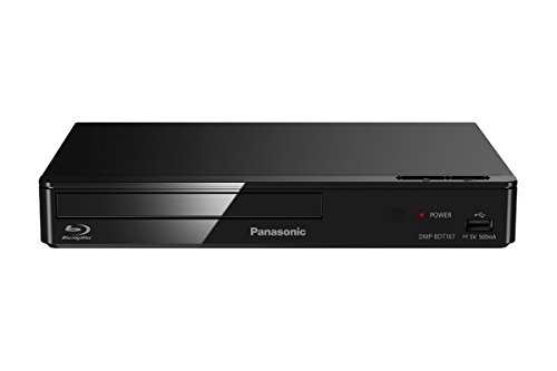 Reproductor Blu-Ray PANASONIC DMP-BDT167EF Panasonic - Reprodutores de dvd e blu-ray - blu-ray, full hd, 3D, dlan, usb