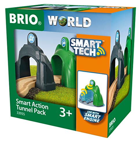Peça para Pista Ferroviária BRIO 53.033.935 | Azul, Verde BRIO - Brinquedos - pista ferroviária, plataformas inteligentes, sensor, som, movimento