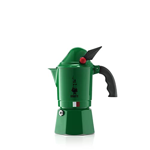 Cafeteira Italiana BIALETTI Moka Break Alpina Verde Bialetti - Cafeteiras elétricas e de fogão - italiana, moka break, verde