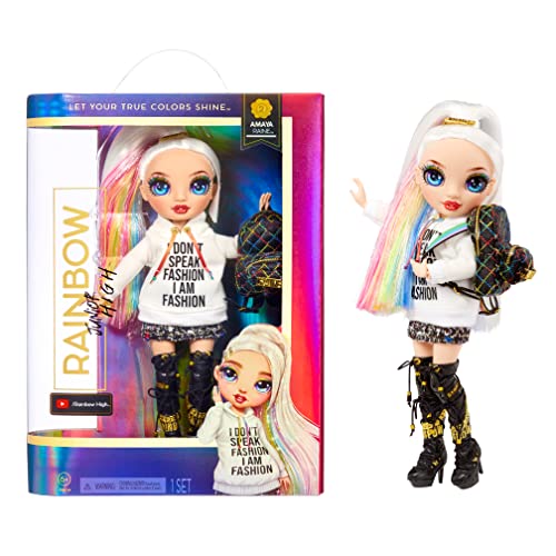 Boneca RAINBOW HIGH Junior High Amaya Raine (Idade mínima recomendada: 4 anos) MGA Entertainment - Mochilas - articulada, 23 cm, cabelo longo, kit de costura