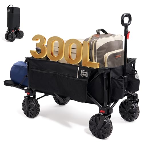 Carrinho de Praia TIMBER RIDGE XXL Preto (135 kg) HF - Carrinhos de Brinquedo - prateado, 135 kg, preto, xxl