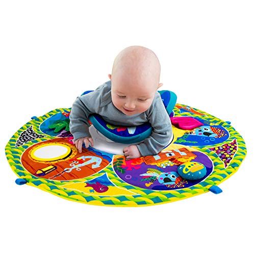 Tapete de Atividades TOMY Lamaze (Idade Mínima Recomendada: 0 meses) LAMAZE - Brinquedos - sons, texturas, cores, removível
