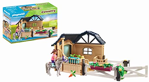 Playmobil 71240 Cavalo de brincar (Peluches e Bonecas) PLAYMOBIL - Conjuntos de brinquedos - multicolor, 4-10 anos, não recomendado