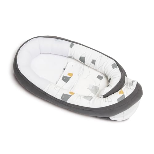 Redutor BABYMOOV Doomoo Cocoon Cinza (0-8 meses) doomoo - Brinquedos para bebês e equipamentos de atividades - redução, 0-8 meses