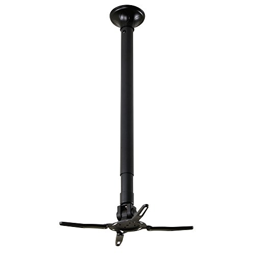 Suporte de projetores NEWSTAR BEAMER-C350BLACK Newstar - Projetores - fixação em tecto, inclinável, rotativo, universal