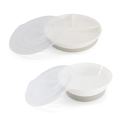 Conjunto de Refeição TWISTSHAKE Branco (3 Peças) Twistshake - Jogos de jantar - 3 peças, pratos, cesto, tampo