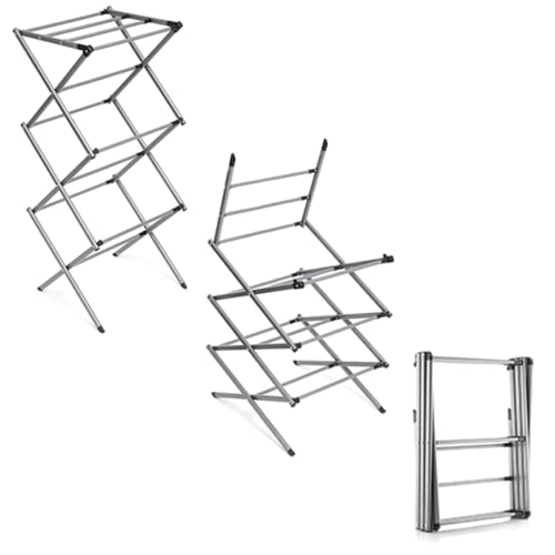 Estendal INNOVAGOODS com 3 Níveis (Prateado - Aço) IGS - Secadores e cabides - estendal, 3 níveis, prateado, aço