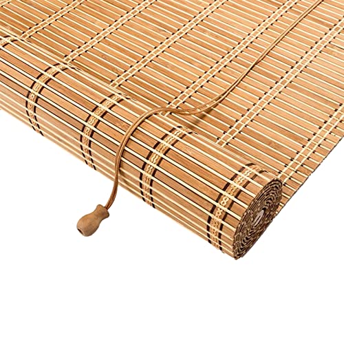 Estor de Bamboo NATURAL (140x150cm - Madeira e Tecido) zhijiaqian456 - Persianas e cortinas - bambu, madeira, tecido, natural