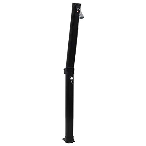 Chuveiro de Parede VIDAXL (Preto - Aço - 214 x 60 x 55.5 cm) vidaXL - Acessórios de hardware - preto, aço, 214x60x55.5cm