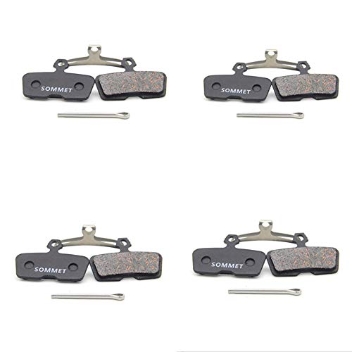 Pastilhas de Travão SOMMET 4 Pares Pastilhas Frenos Discos Semi-Metalicos SOMMET - Peças de freio de bicicleta - pastilhas, travão, sommet, frenos, discos, semi-metalicos