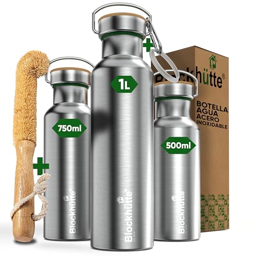 Garrafa Isotérmica BLOCKHUETTE (Plástico - 1 L) Nils Hack - Porta-alimentos e bebidas - isotérmica, 1 l, plástico