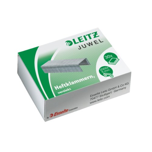 LEITZ 5642000 agrafes e argolas para capas de encadernação Leitz - Pentes e espiras de encadernação - preto, alumínio, 6 mm